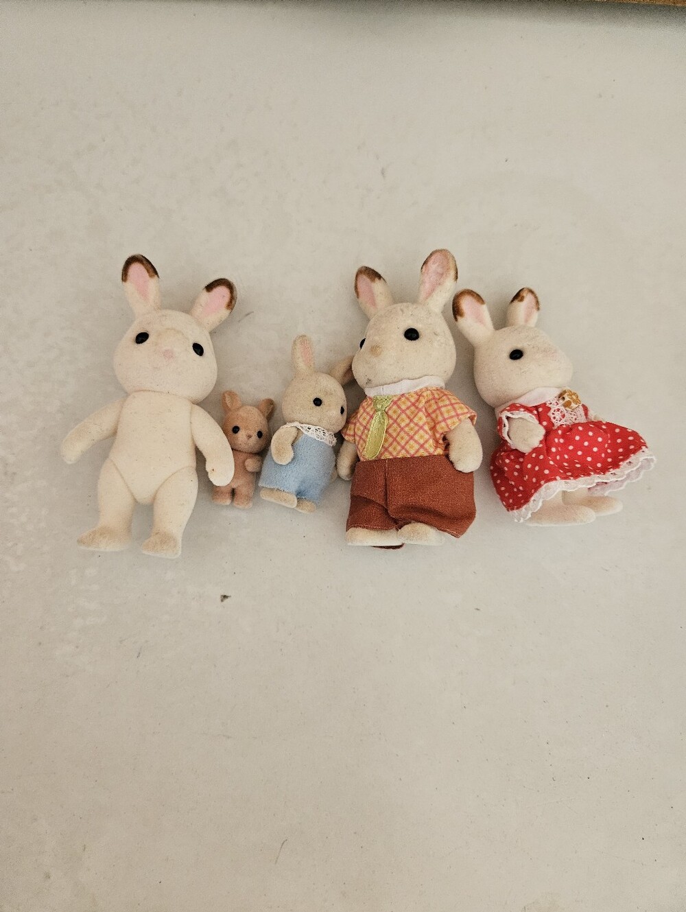 Calico Critters 5pc Rabbit Family Replacement Lot